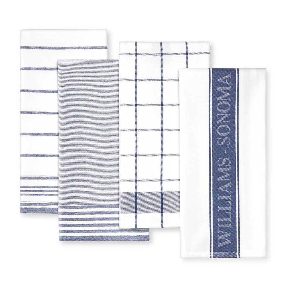 Williams Sonoma Multi Pack Towels, Set of 4