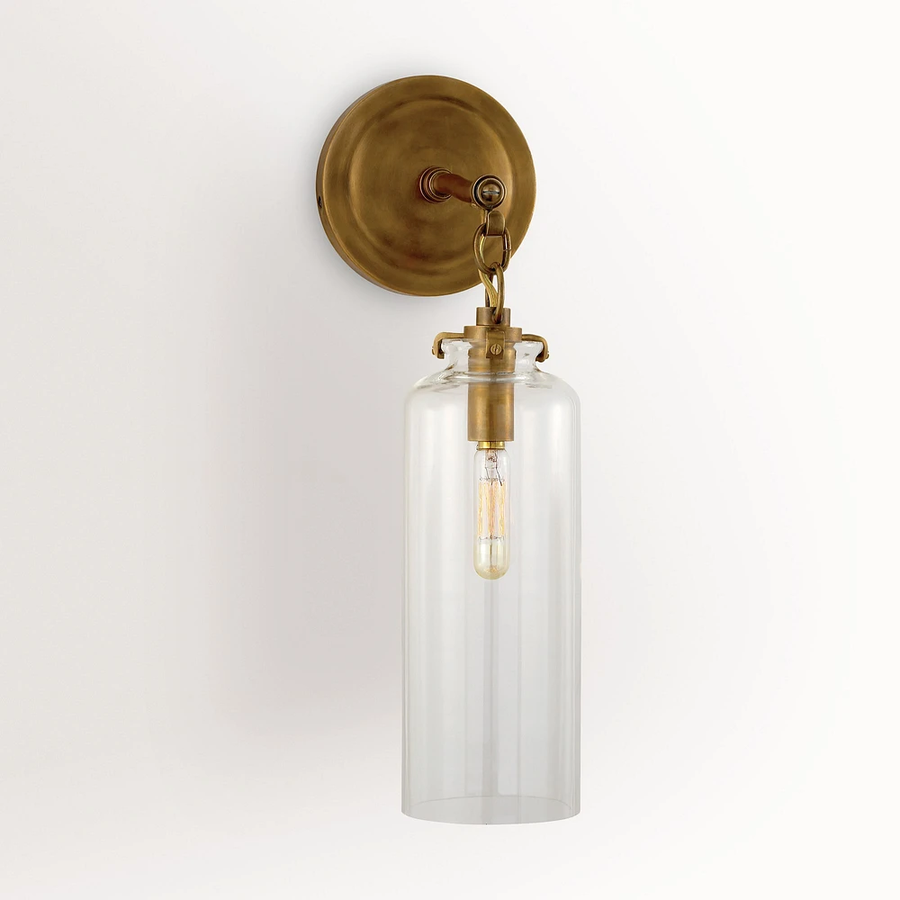 Scarlet Cylinder Sconce