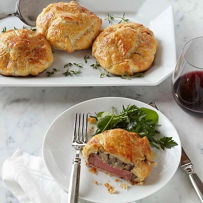 Individual Beef Wellingtons, Serves 4