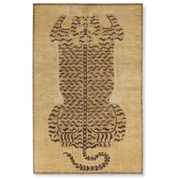 Hand Knotted Tibetan Tiger Rug