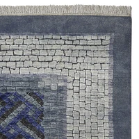 Luke Irwin: Deverill Mosiac Hand Knotted Rug Swatch - Free Returns Within 30 Days