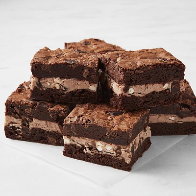 Williams Sonoma Hot Chocolate-Layered Brownie, Serves 6-8