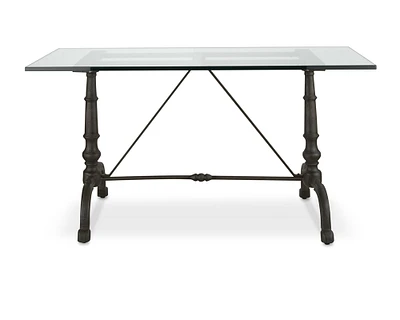 La Coupole Rectangular Iron Bistro Table (72")