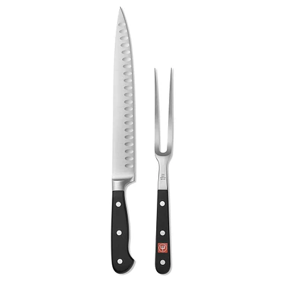 Wüsthof Classic Carving Knife & Meat Fork Set