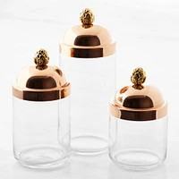 Ruffoni Copper Canisters, Set of 3