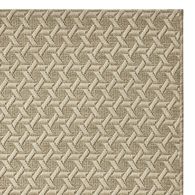 Faux Natural Textural Cane Indoor/Outdoor Rug Swatch - Free Returns Within 30 Days