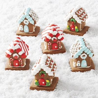 Mini Gingerbread Houses, Set of 6