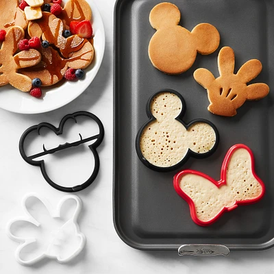 Mickey Mouse Silicone Pancake Molds, Set of 4