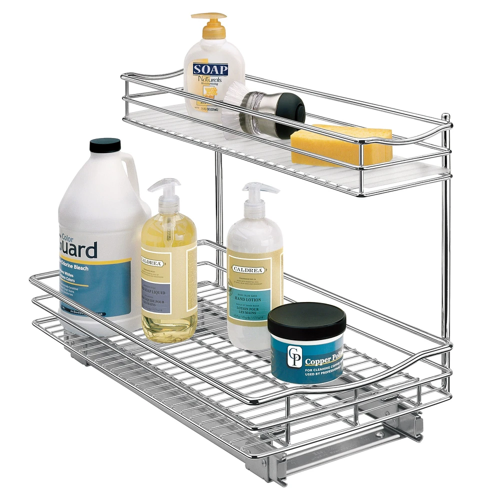 Lynk Slide Out Under Sink Two-Tier Organizer