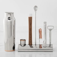 Williams Sonoma Signature Bar Tools with Stand & Cocktail Shaker, Set of 8