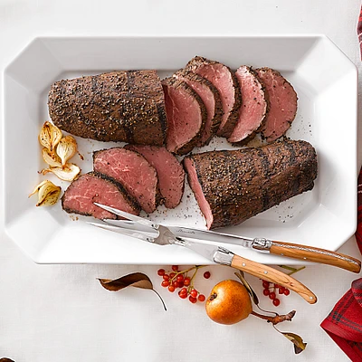 Smoked Peppered Beef Tenderloin