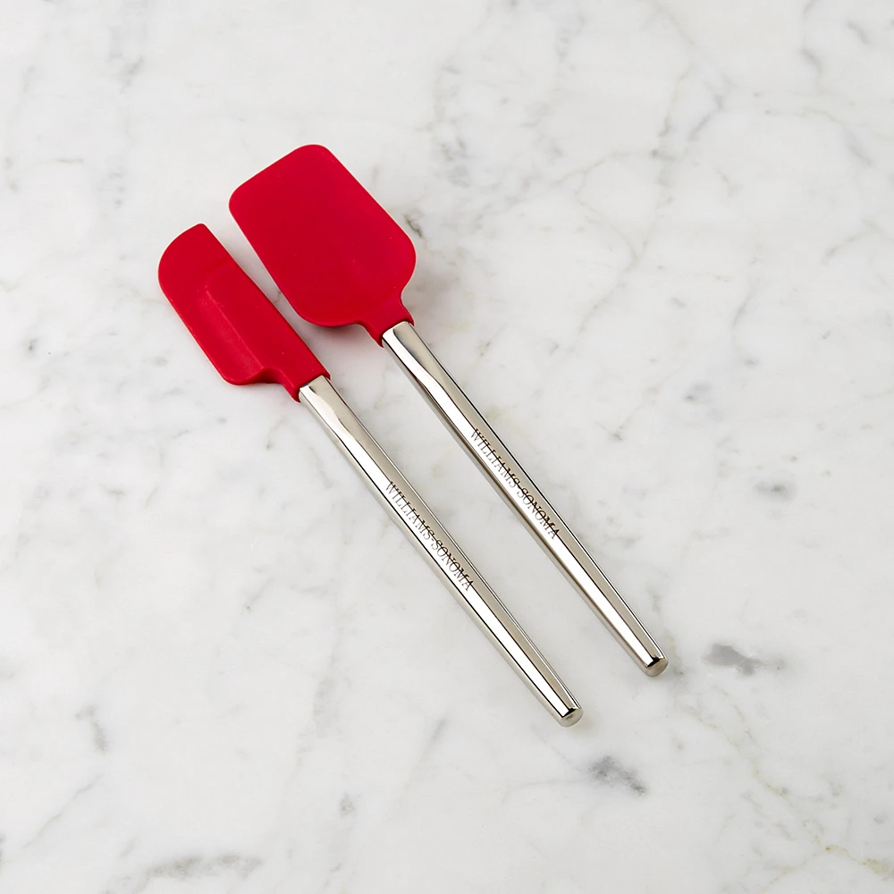 Williams Sonoma Silicone Mini Spatula & Spoonula with Stainless-Steel Handle