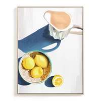 Flatlay Lemon Study No.2 Limited Edition Kitchen Art by Minted