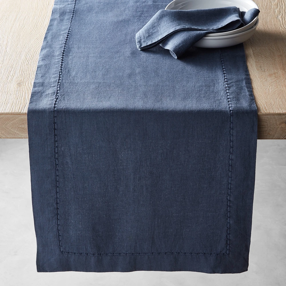 Italian Washed Linen Table Runner