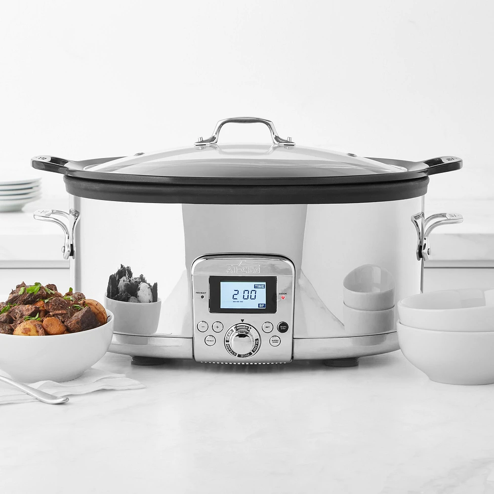 All-Clad Gourmet Plus Slow Cooker, 7-Qt.  with All-In One Browning