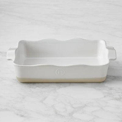 Emile Henry French Ceramic Ruffled Rectangular Baker