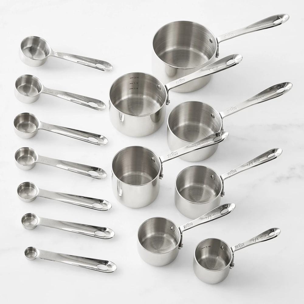 All-Clad Stainless-Steel Measuring Cups & Spoons Ultimate Set