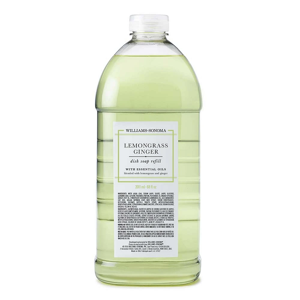 Williams Sonoma Lemongrass Ginger Dish Soap Refill, 68oz.