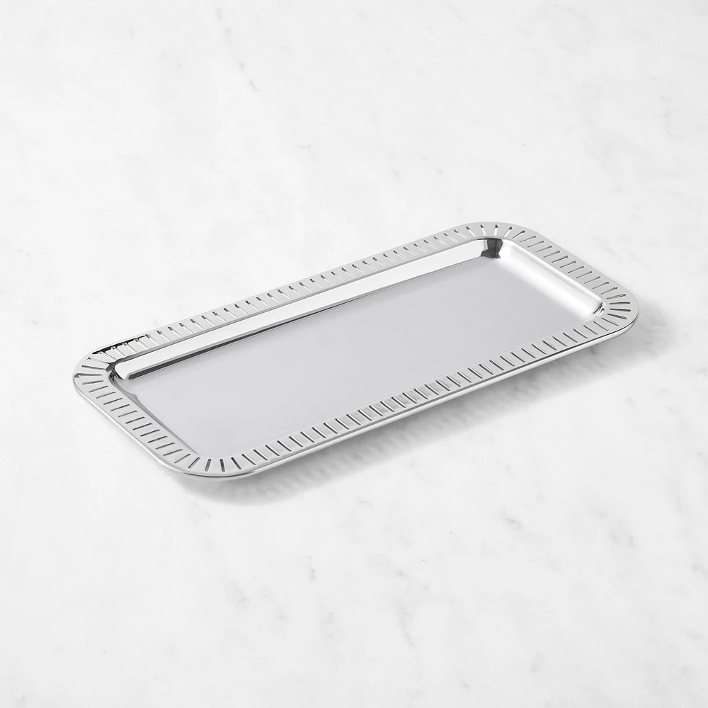 ANNA New York Striations Small Rectangular Tray