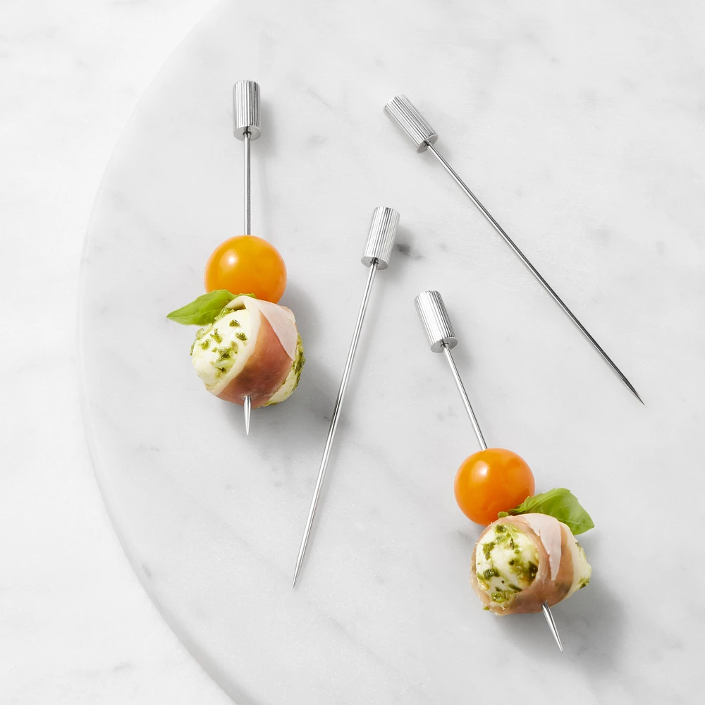 ANNA New York Striations Cocktail Picks, Set of 4