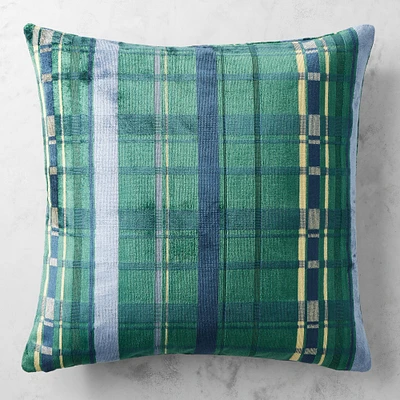 Plaid Jacquard Pillow Cover