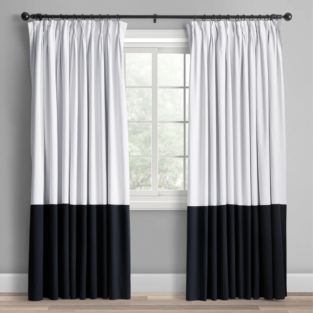 THE GEORGE x Williams Sonoma Home Olivia Border Curtain