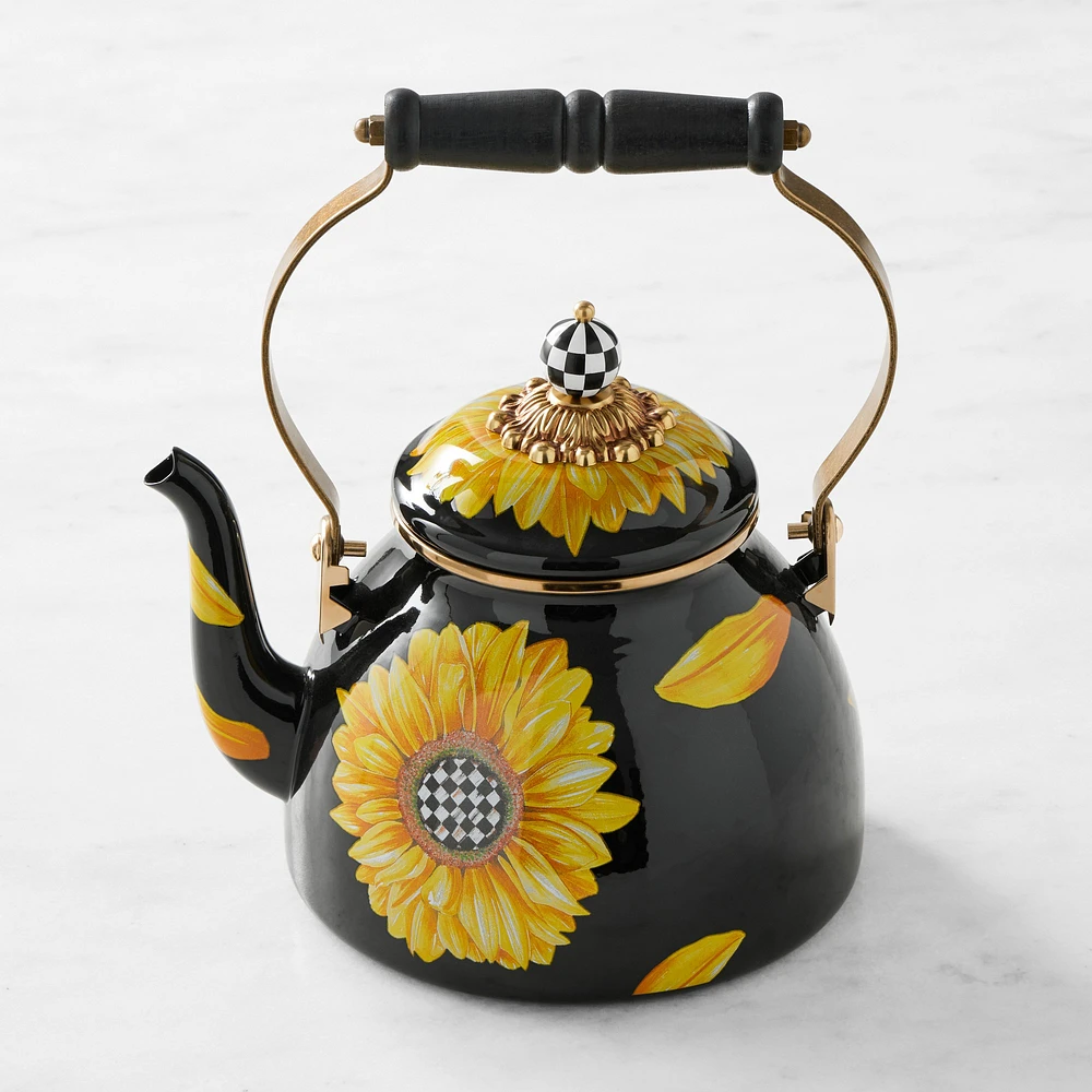 MacKenzie-Childs Sunflower Tea Kettle, 2-Qt.