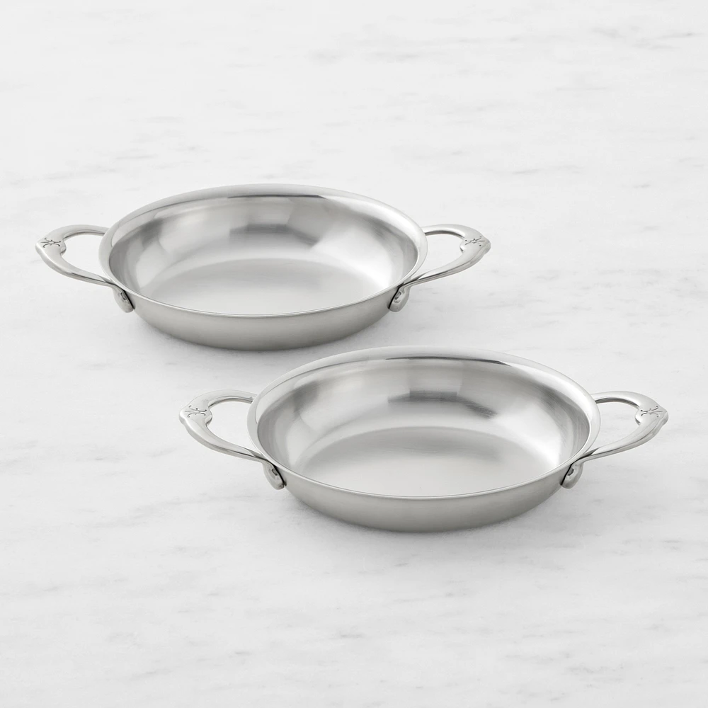 Hestan Provisions Stainless-Steel Mini Oval Gratins Set of Two