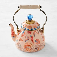 MacKenzie-Childs Coastal Shells Tea Kettle, 2-Qt.