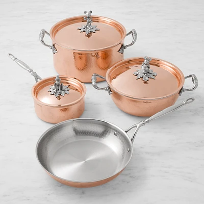 Ruffoni Opus Cupra Disney© Hammered Copper 7-Piece Cookware Set