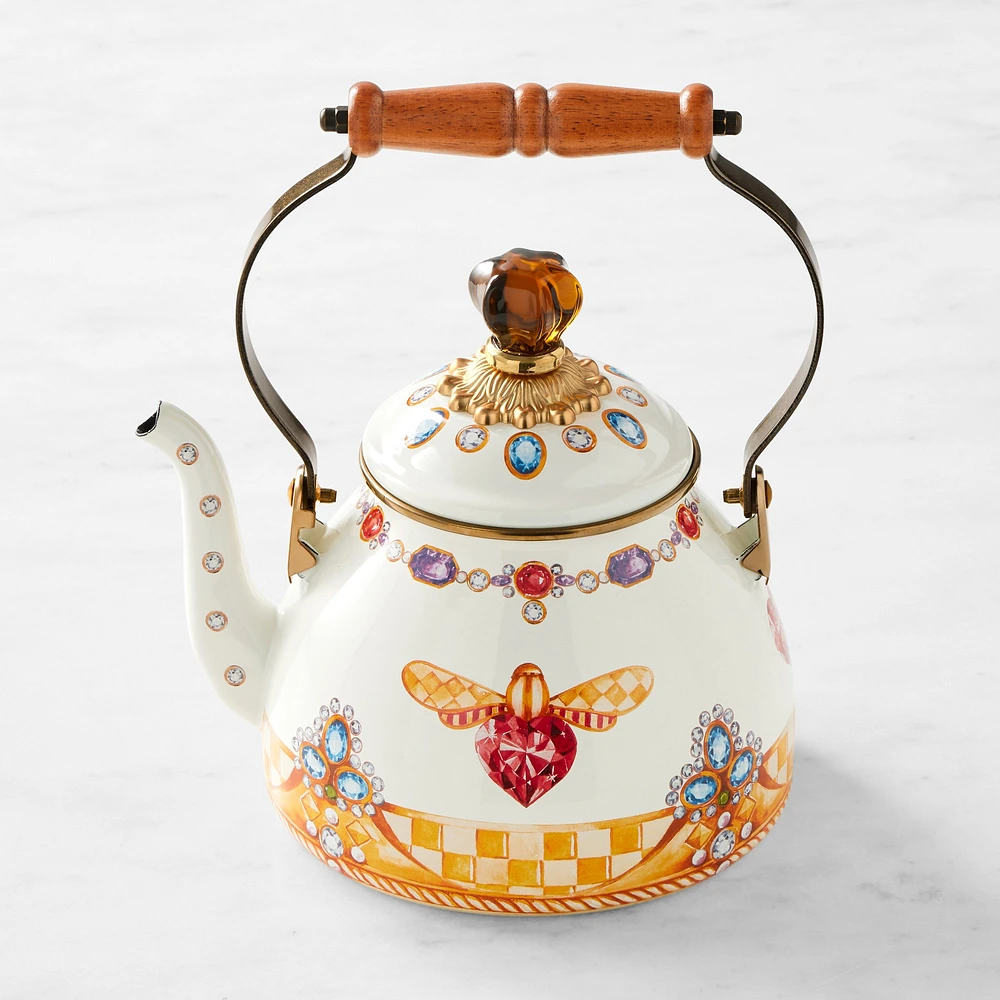 MacKenzie-Childs Queen Bee Tea Kettle, 2-Qt.