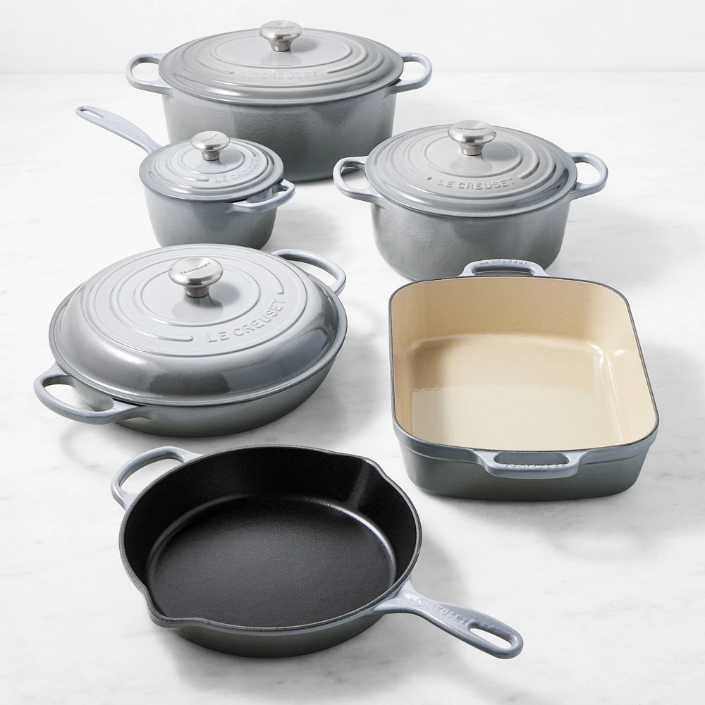 Le Creuset Signature Enameled Cast Iron 10-Piece Cookware Set