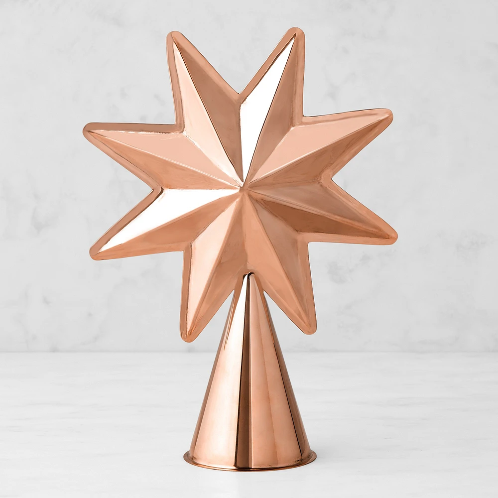 Copper Christmas Tree Topper