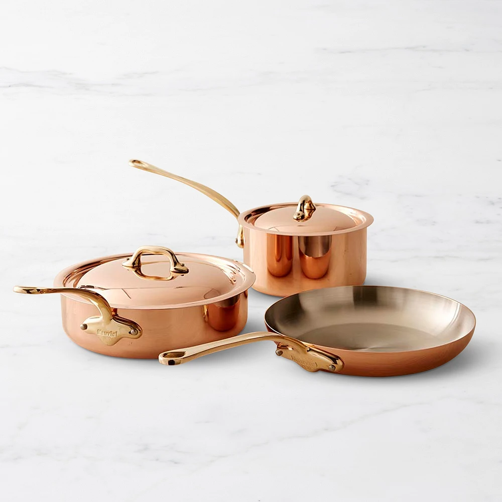 Mauviel M'150B Copper 5-Piece Cookware Set