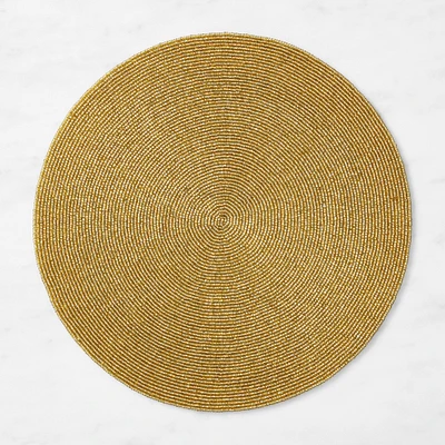 Beaded Round Placemat