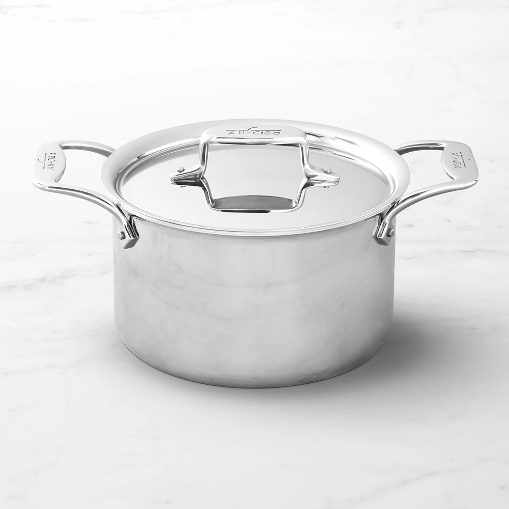 All-Clad D5® Stainless-Steel Soup Pot, 4-Qt.