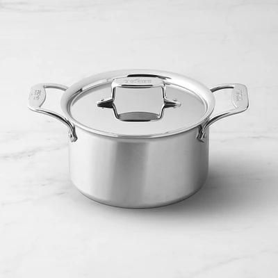 All-Clad D5® Brushed Stainless-Steel Soup Pot, 4-Qt.