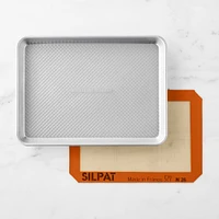 Williams Sonoma Traditionaltouch™ Quarter Sheet Pan and Silpat Silicone Baking Mat, Set of 2