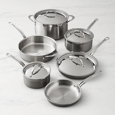 Hestan ProBond Professional Clad Stainless-Steel 10-Piece Cookware Set