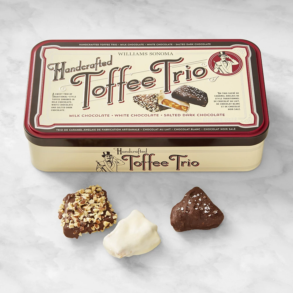 Williams Sonoma Handcrafted Toffee Trio