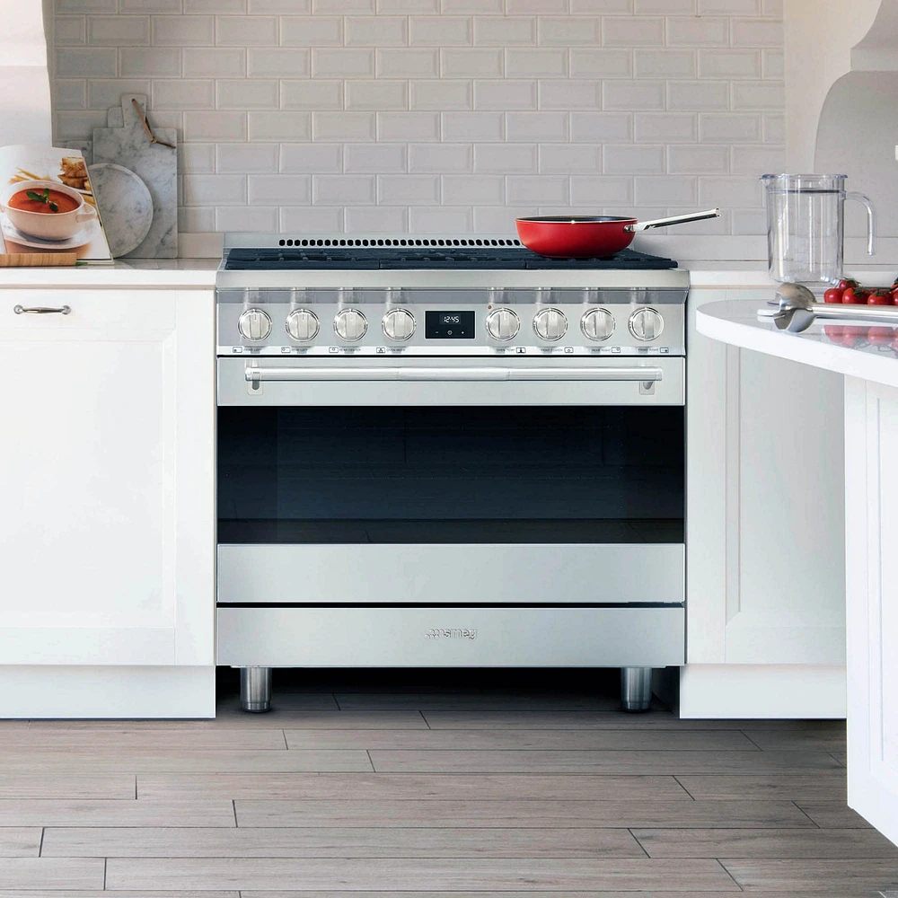 SMEG Professional Series Dual Fuel Range