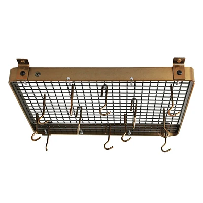 Enclume Flush-Mounted Rectangular Ceiling Pot Rack