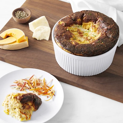 Fontina and Butternut Squash Soufflé in Ramekin