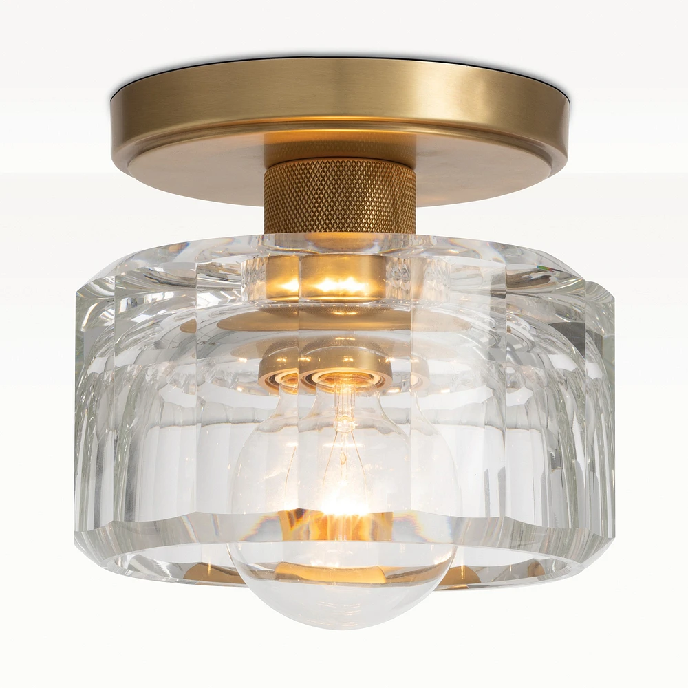 Bijoux Crystal Flush Mount