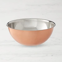 Williams Sonoma Copper Restaurant Mixing Bowls