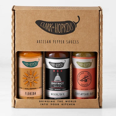 Clark & Hopkins Hot Sauce US Flavors Gift Set