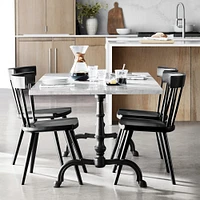 La Coupole Rectangular Iron Bistro Table (72")