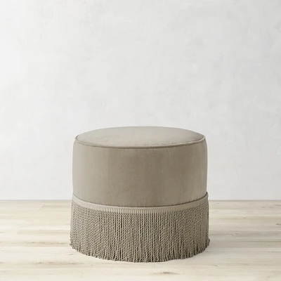 Camile Stool with Samuel & Sons Fringe (21")