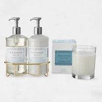 Williams Sonoma Beach House Hand Soap, Lotion & Candle 4-Piece Kitchen Set