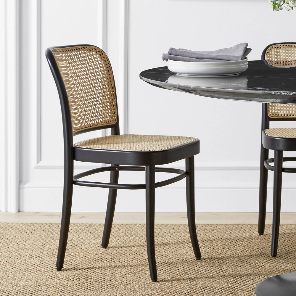 Ton 811 Caned Dining Side Chair